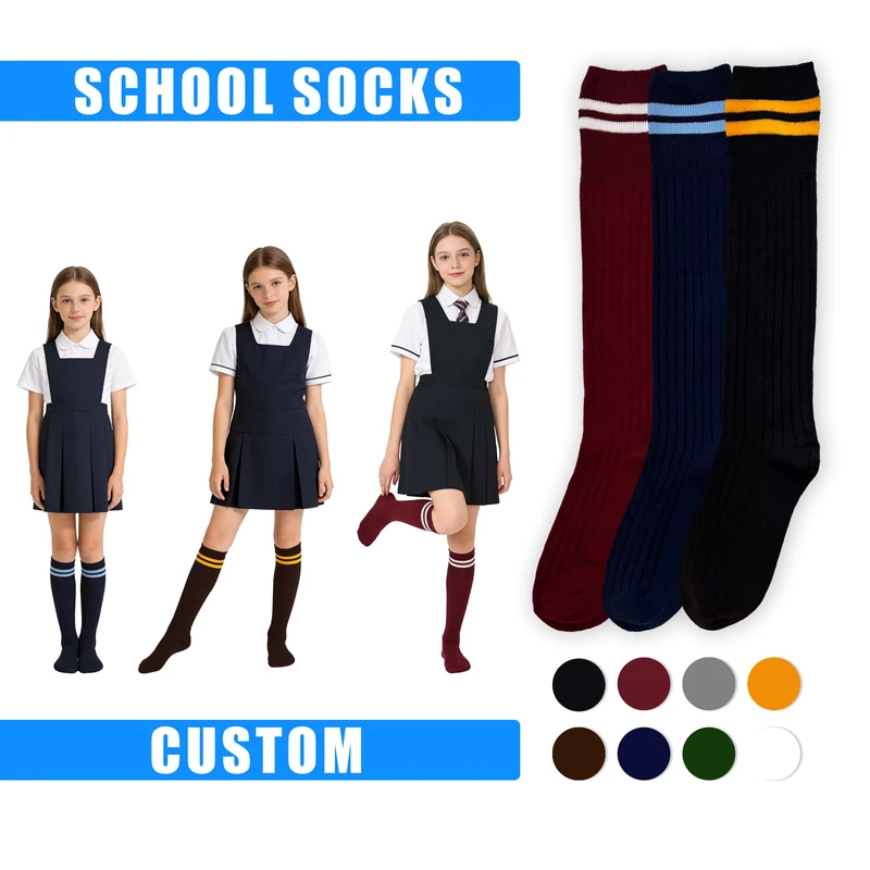 Custom-Kids-School-Socks-Uniform-Knee-High-Socks-Back-to-School-Knitting-Socks-HYC-139