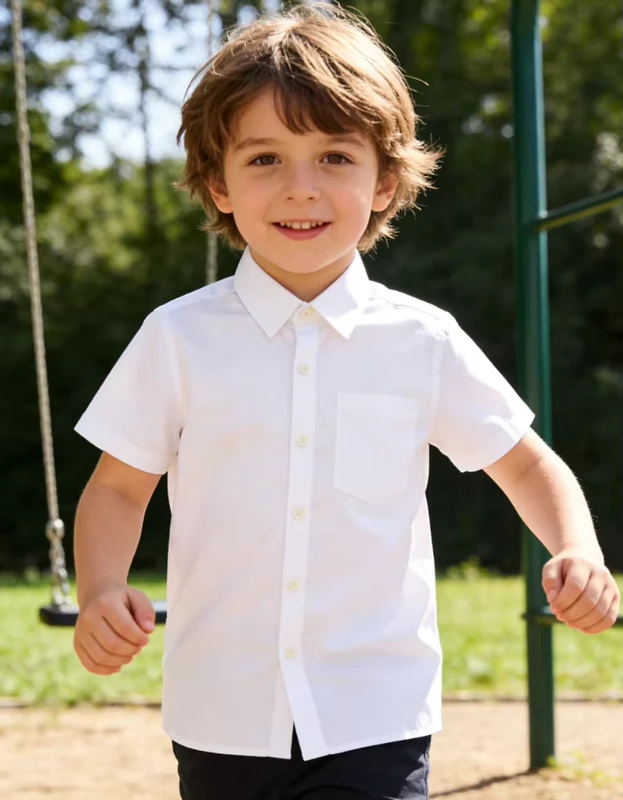 Custom-Kids-School-Uniform-Shirts-OEM-Multiple-Colors-7-Day-Sample-in-Stock-Kids-Clothing-Factory-Foshan