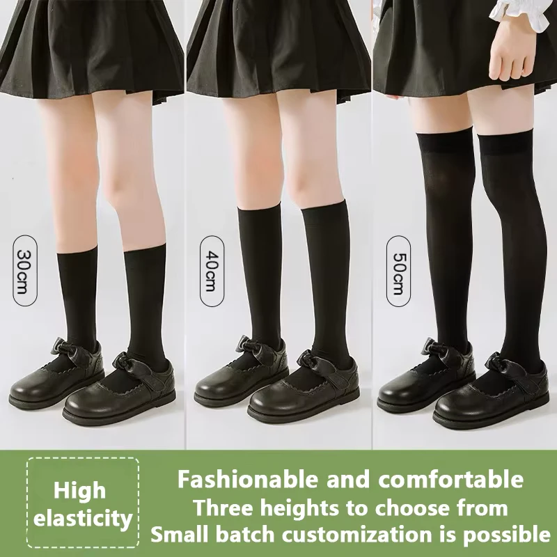 Custom-Kids-Striped-Knee-High-Socks-3-Length-Options-Children-School-Uniform-Socks-Boys-Girls-OEM-Small-Batch-Socks