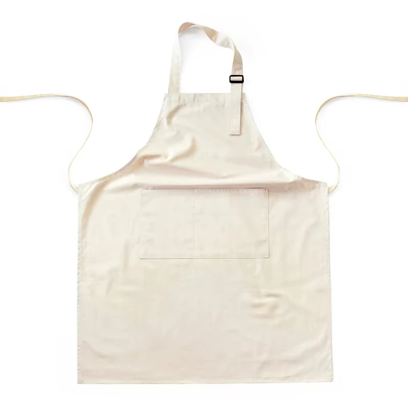 Custom-Kitchen-Canvas-Apron-Barista-Kids-Apron-Natural-Korea-Cooking-Cotton-Aprons