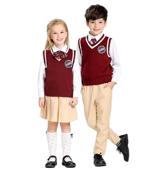 Custom-Knitted-Uniform-Vest-High-Quality-Fabric-Embroidery-Print-Student-School-Uniform-Vest-Sweater