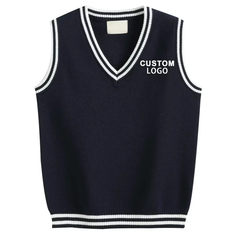 Custom-LOGO-Patterns-Boy-Girls-Sweater-Vest-Casual-V-Neck-Sweater-Primary-Kids-School-Uniform-for-Children-Pullover-Vest
