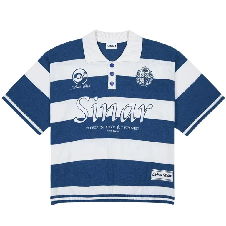 Custom-LOGO-Sweater-Men-Short-Sleeve-Casual-CrewNeck-Knitwear-Vintage-Football-Stripe-Jumper-Knit-Polo-Shirts-Men-Knitted-Jersey