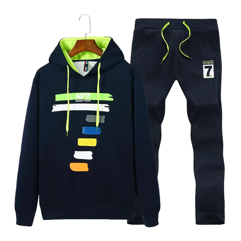Custom-Letter-Print-Two-Piece-Outfit-Sportswear-Suits-Set-for-Men-School-Uniform-Tracksuit