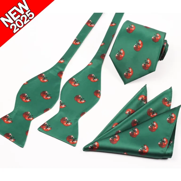 Custom-Logo-100-Polyester-Printed-Tie-Self-Tie-Bow-Ties-and-Pocket-Square-Set-for-Business-Meetings
