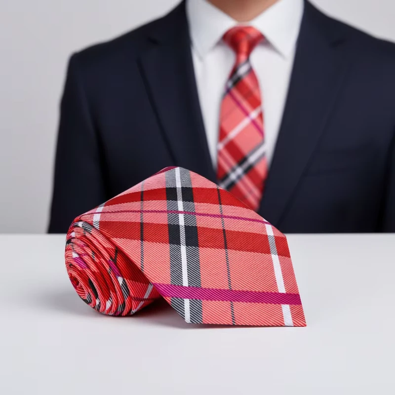 Custom-Logo-Classic-Business-Mens-Necktie-OEM-Service-Striped-Eco-Friendly-Polyester-Microfiber-Tie