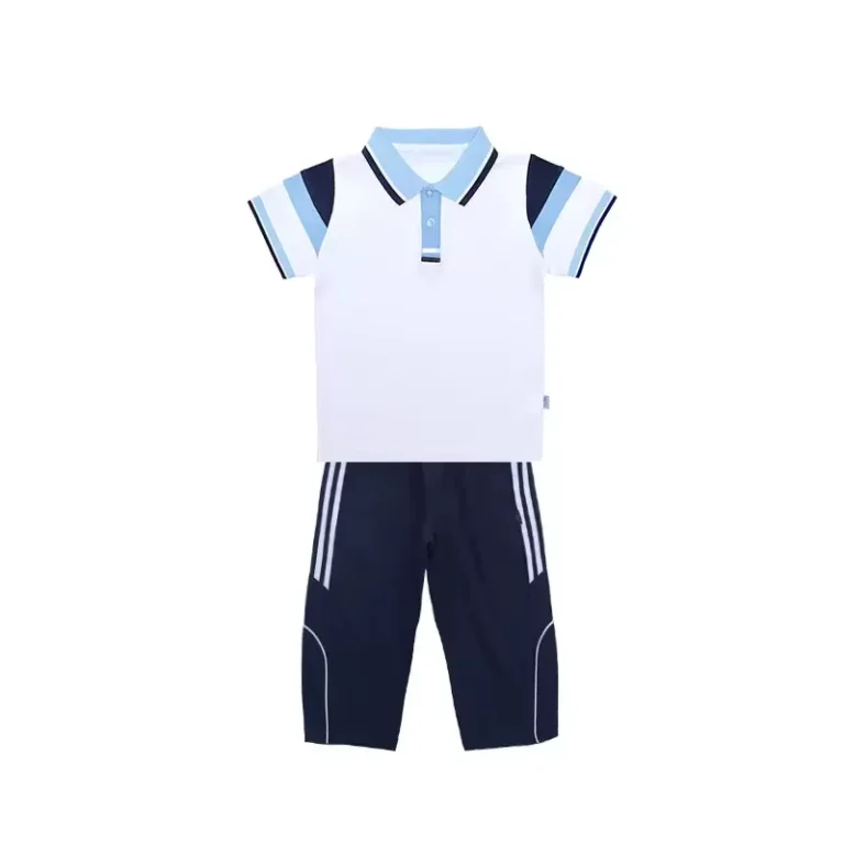 Custom-Logo-Design-Sports-Set-for-Middle-School-Students-Polo-Shirt-Shorts-with-Embroidered-School-Uniform