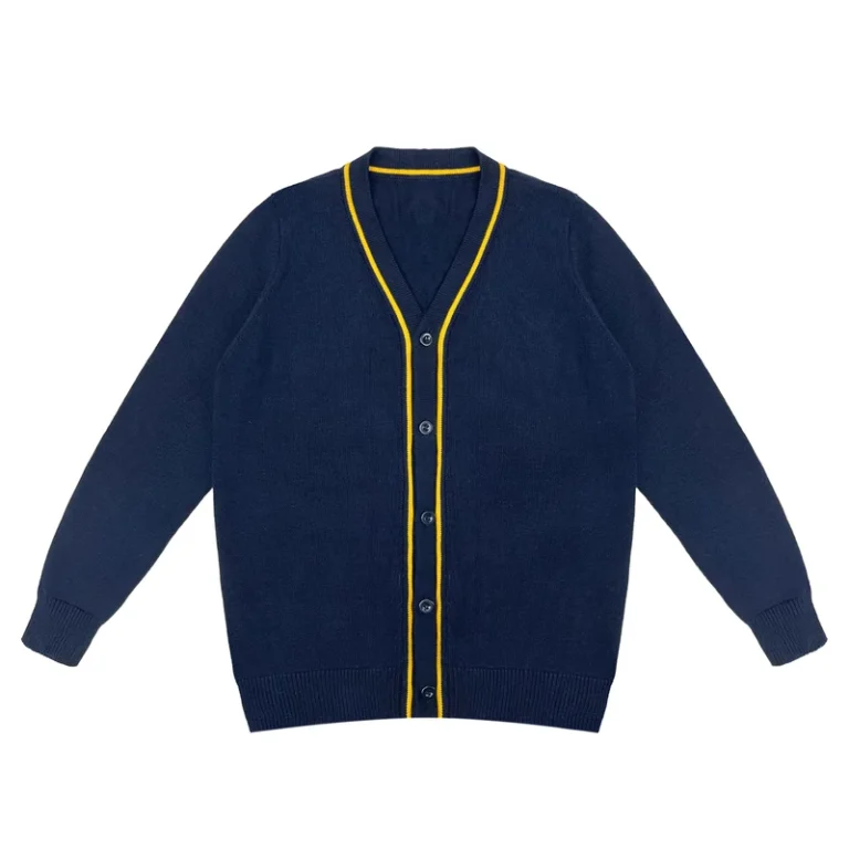 Custom-Logo-High-end-100-Cotton-Long-Sleeve-Fashion-Children-Jacquard-Knit-Button-Varsity-Cardigan-Primary-School-Sweater