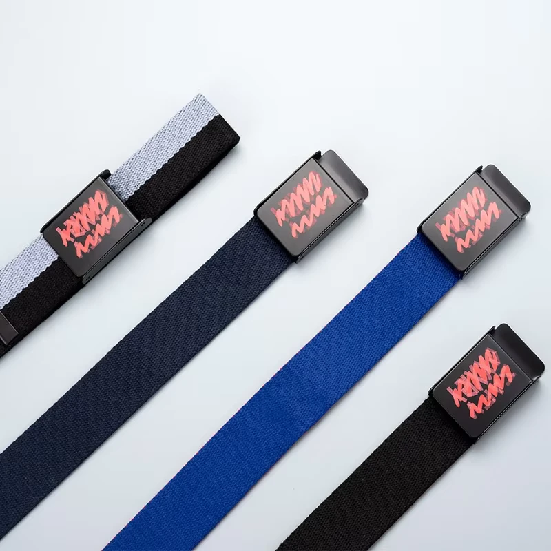 Custom-Logo-Jacquard-Canvas-Casual-Polyester-Belt-Factory-Printed-Iron-Buckle-Fabric-Belts