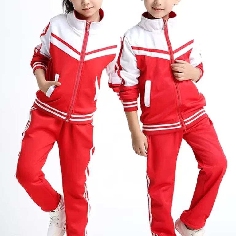 Custom-Logo-Kindergarten-Primary-School-Tracksuit-Set-Boys-Girls-Sample-Kids-Uniform-Sportswear