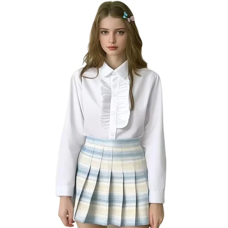 Custom-Logo-Long-Sleeve-White-Girls-Shirts-Cotton-School-Uniform-Shirt-for-Girls-Factory-ODM