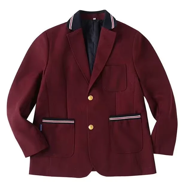 Custom-Logo-Maroon-Black-Classic-School-Blazer-Comfort-Formal-Jacket-for-Boys-and-Girls-for-Primary-School-Uniform