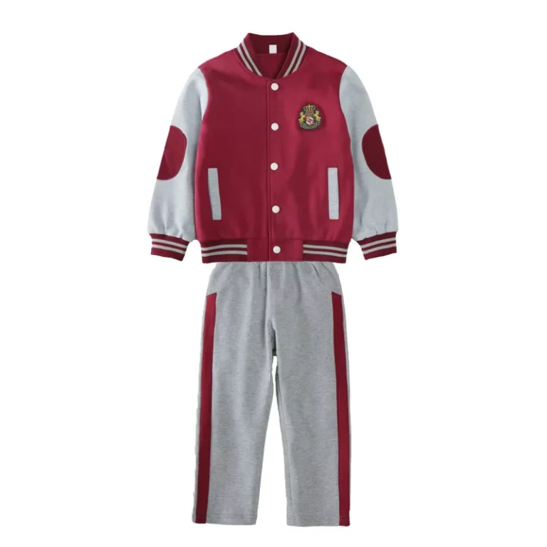 Custom-Logo-New-Designs-Kindergarten-Kids-Tracksuit-Sets-2-Pieces-Sports-Jacket-and-Trousers-Set-School-Uniforms