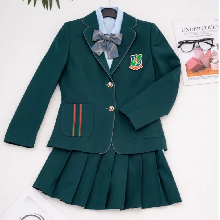 Custom-Logo-Only-Polos-Blazers-for-unisex-British-Style-Middle-School-Uniform-Childrens-Polyester-Rayon-Clothing
