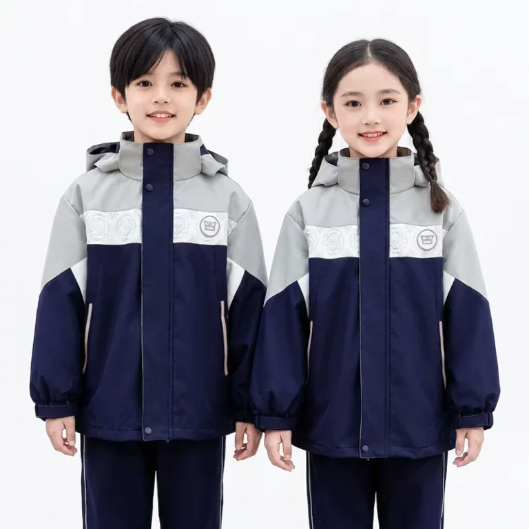 Custom-Logo-Primary-Middle-School-Uniform-3-Pieces-Set-Windproof-Navy-Blue-and-Grey-Winter-Tracksuit-for-Boys-and-Girls