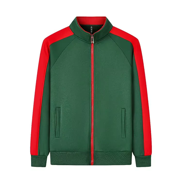 Custom-Logo-School-Uniform-Staff-Tricot-Jacket-Outdoor-Full-Zip-up-Workout-Jackets-College-Sports-Sweatshirts