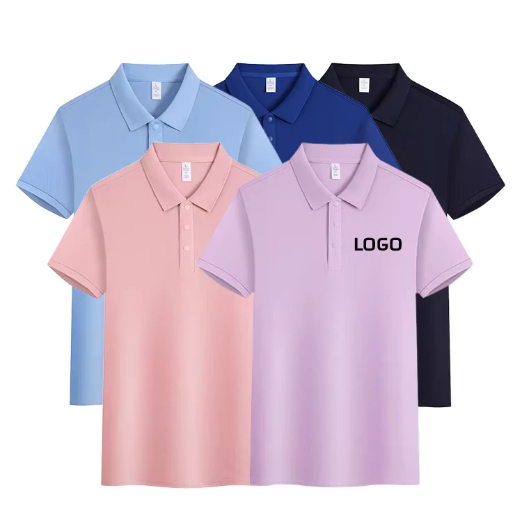 Custom-Logo-T-shirt-Multi-color-Cotton-Polyester-Mens-Sports-T-shirt-Breathable-Lapel-Polo-T-Shirt-for-Men