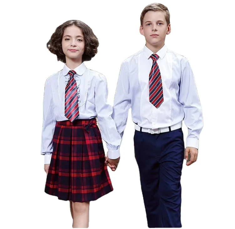 Custom-Made-Guangzhou-Children-Clothes-Factory-School-Uniform-Shirt