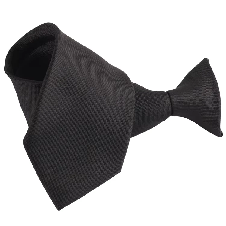 Custom-Manufacture-Polyester-Woven-Jacquard-Formal-Neckties-Solid-Texture-Clip-Ties-for-Men