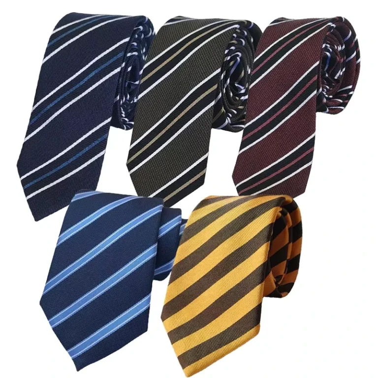 Custom-Mens-Stripe-Floral-Dot-Diamond-Paisley-Necktie-Formal-Polyester-Jacquard-Pattern-Ties