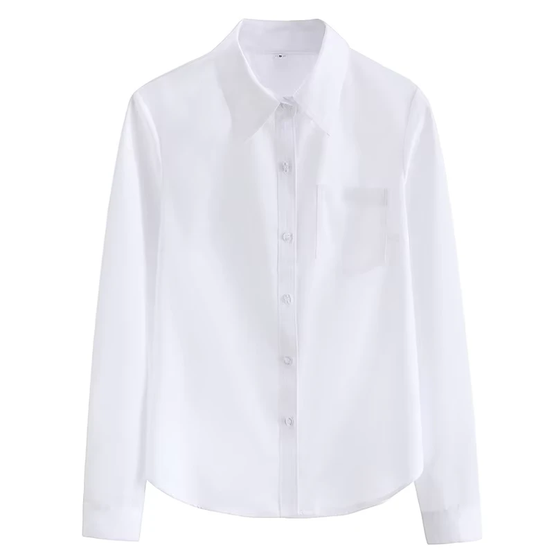 Custom-OEM-Cotton-Twill-Poplin-Embroidered-Printing-Company-Logo-Teen-Boys-Girls-High-School-Uniforms-Top-Students-White-Shirt