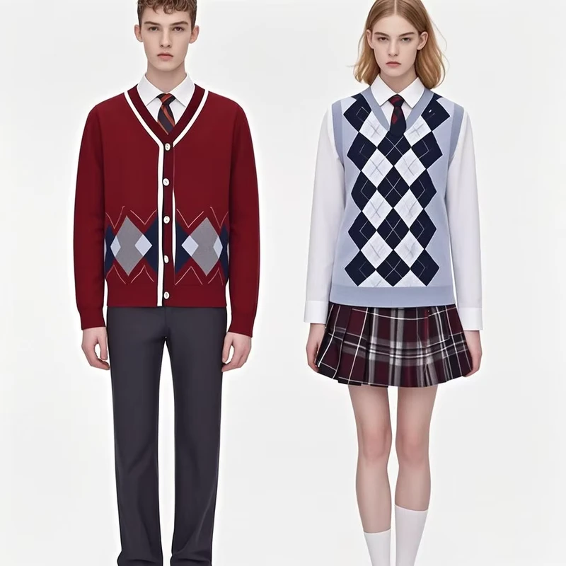 Custom-OEM-Manufacture-Primary-Children-Kid-Uniform-Set-High-Middle-School-University-Kindergarten-School-Uniforms