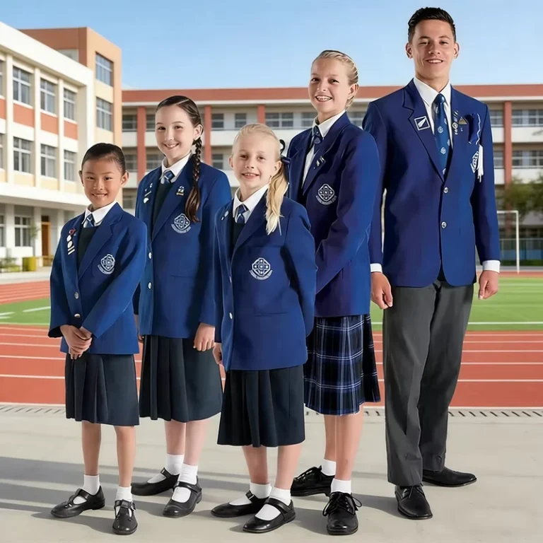 Custom-OEM-ODM-Children-School-Uniform-Designs-Shirt-Set-Dresses-School-Jumper-Short-Uniform-Set-for-Student