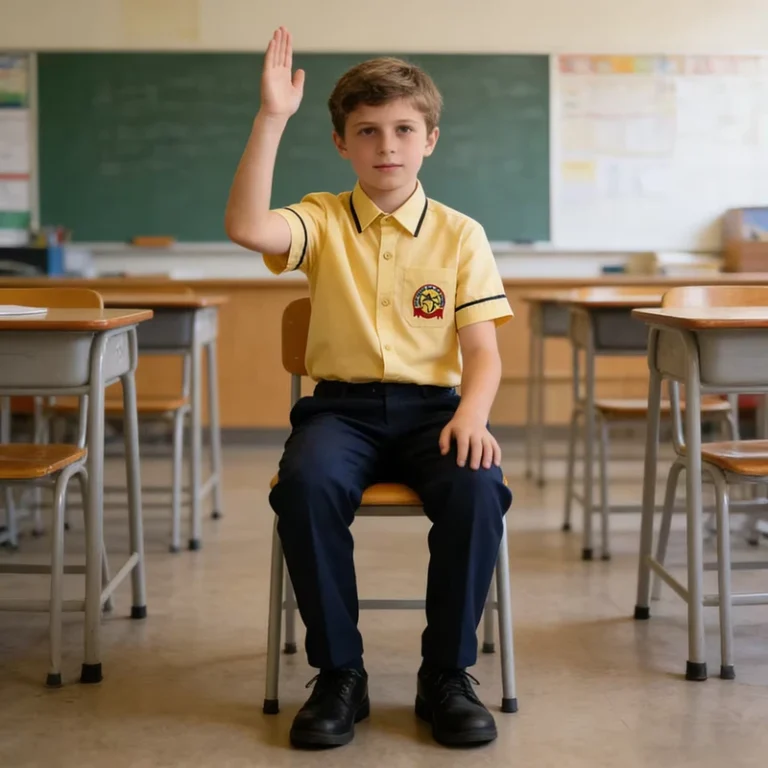 Custom-OEM-ODM-Yellow-Shirt-Student-Boys-and-Girls-High-Middle-School-Trousers-Shirt-Set-School-Uniform