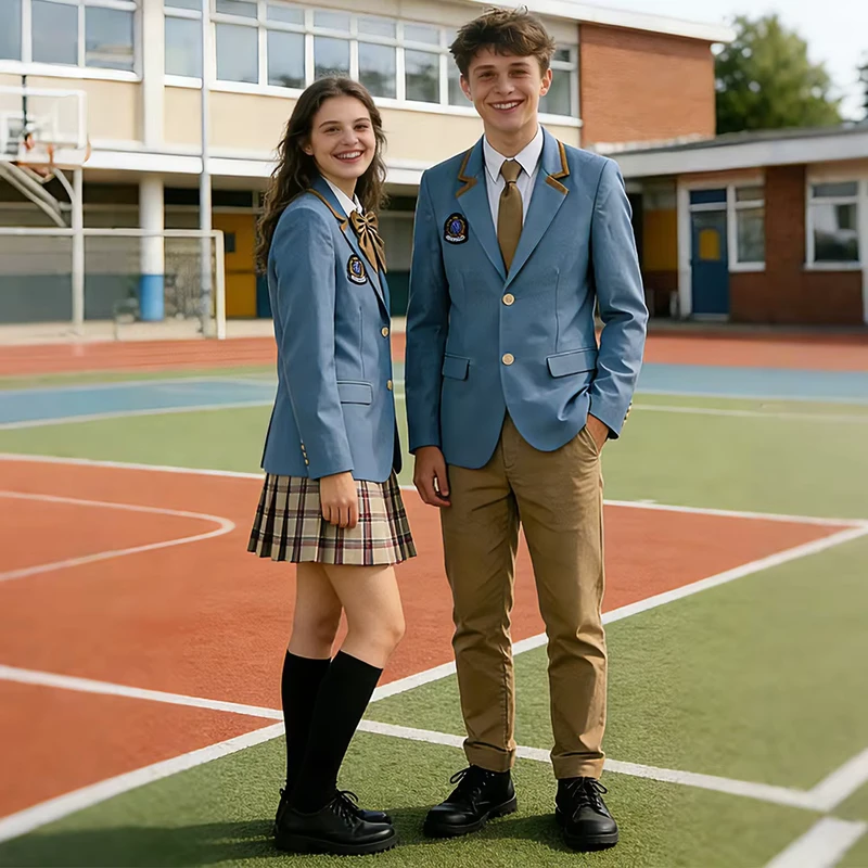 Custom-OEM-Primary-High-School-Uniforms-Skirts-Clothes-College-Style-Professional-Suit-Dress-Suit-School-Uniforms