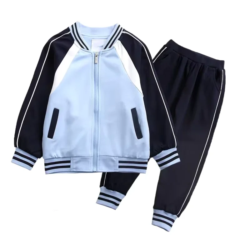 Custom-OEM-Primary-School-Uniform-Set-Sport-Loose-Varsity-Uniforms