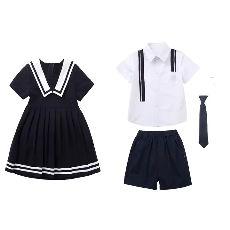 Custom-OEM-Stylish-Boys-and-Girl-Navy-Blue-School-Uniforms-Kindergarten-Uniform-Designs