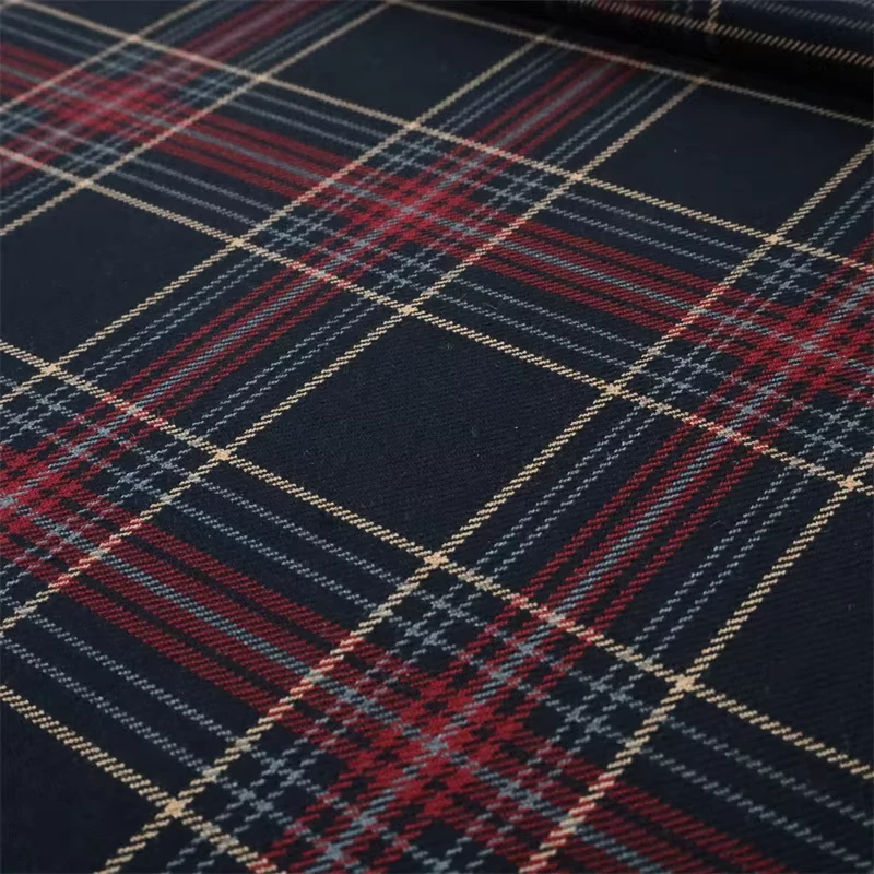 Custom-Plaid-Fabric-Red-Navy-Blue-Scotland-Check-Fabric-for-School-Uniform-Clothing-Dresses-JK-Skirt