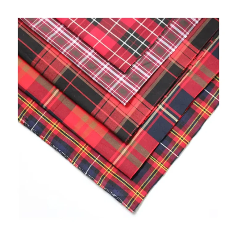 Custom-Polyester-Cotton-Plaid-Tartan-Yarn-Dyed-Check-Fabric-for-School-Uniform-Clothing-Dresses-JK-Skirt
