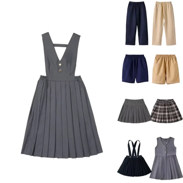 Custom-Primary-School-Uniform-Designs-Summer-Cotton-Sport-School-Uniforms-Pleated-Skirt-for-Girls