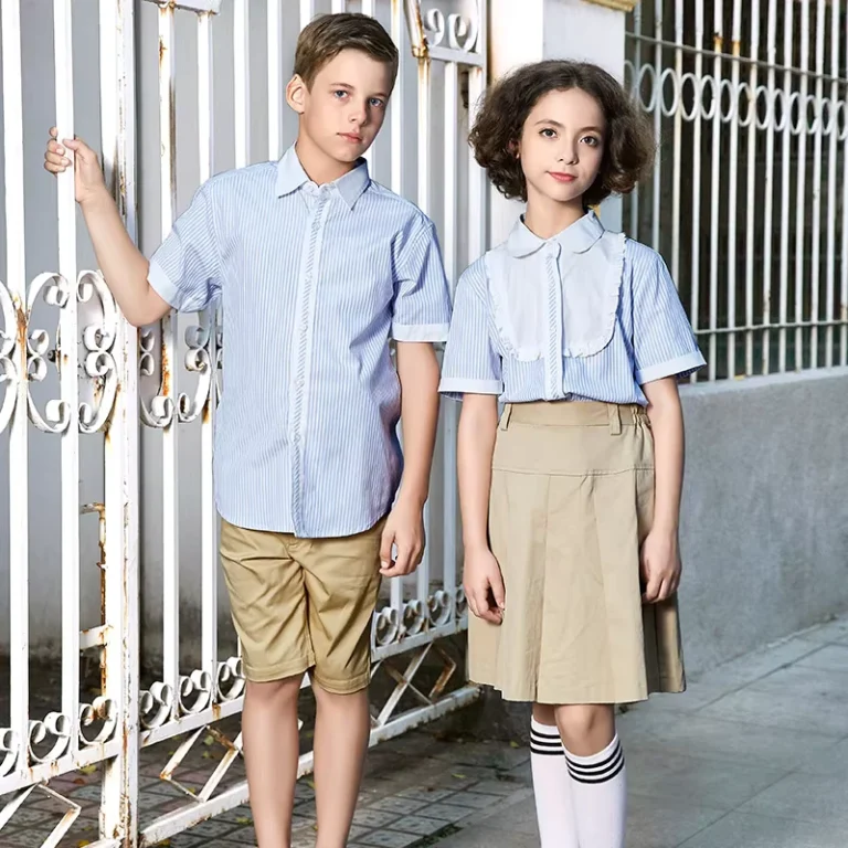 Custom-Primary-and-Middle-School-Uniform-Unisex-Polyester-School-Uniform-Shirts-With-Embroidery