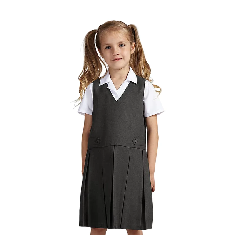 Custom-Professional-Primary-School-Uniform-Dress-for-Girls-Children-Custom-Made-Sleeveless-School-Clothes-School-White-Shirt