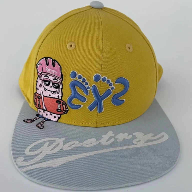 Custom-Promotional-Brim-Sports-6-Panel-Embroidery-Logo-Cotton-Kids-Hat-Baseball-Cap