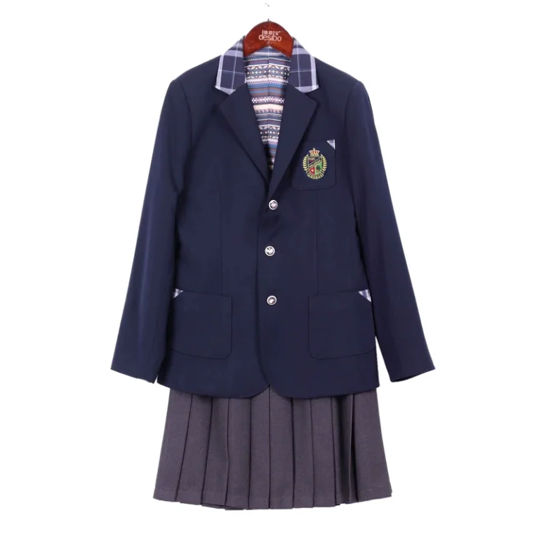 Custom-School-Uniform-Blazer-Set-for-Primary-and-Kindergarten-School-Uniform-Set-for-Girls