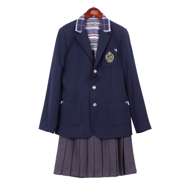Custom-School-Uniform-Blazer-Set-for-Primary-and-Kindergarten-School-Uniform-Set-for-Girls