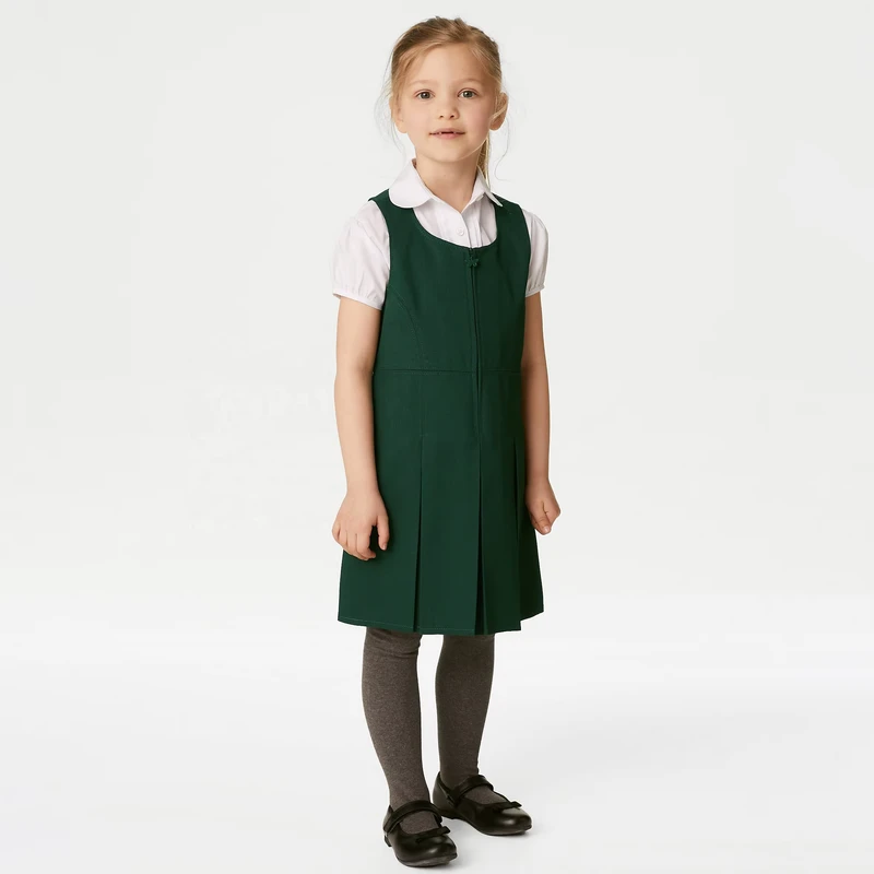 Custom-School-Uniform-Design-Girls-Permanent-Pleats-School-Pinafore-Dress
