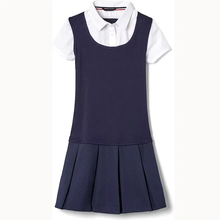 Custom-School-Uniform-Girls-Twofer-Pleated-Dress