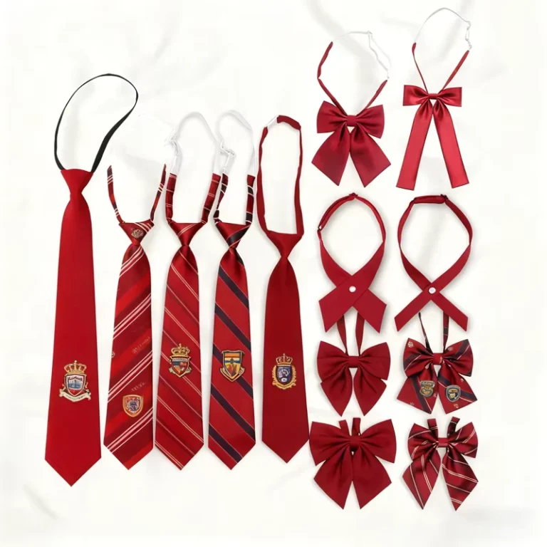 Custom-School-Uniform-Ties-Striped-Neckties-Strap-Embroidery-Tie-for-Graduation-School-Cosplay-Uniforms