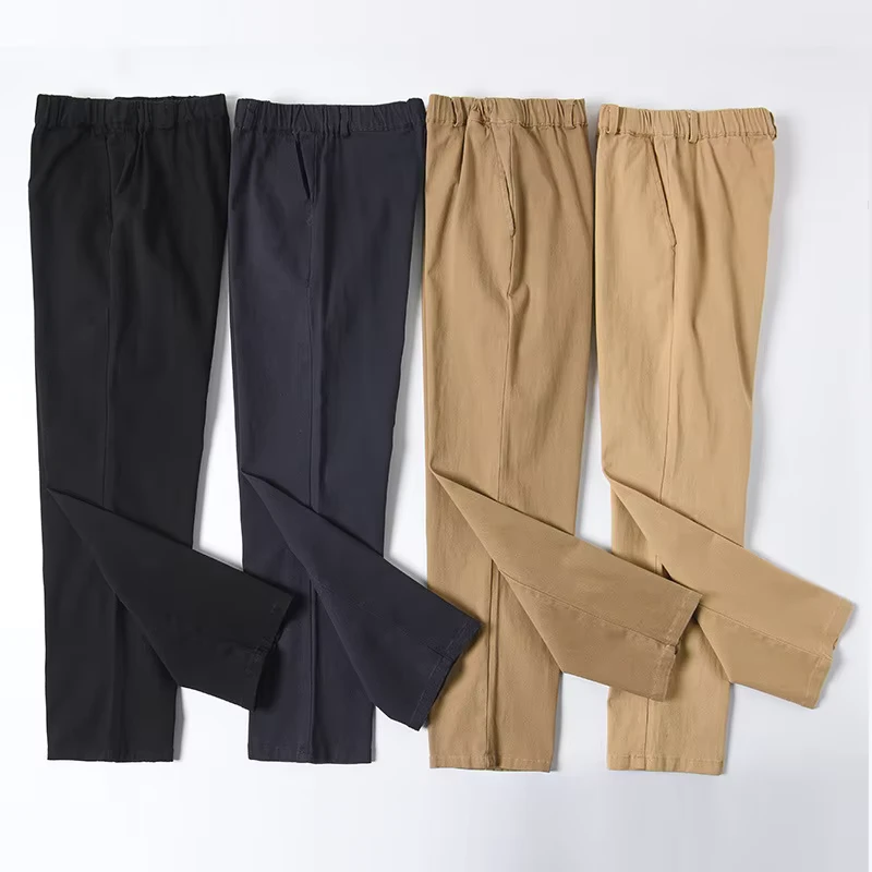 Custom-School-Uniforms-Casual-Pants-for-Boys-and-Girls-Elastic-Trousers-School-Wear-Trousers