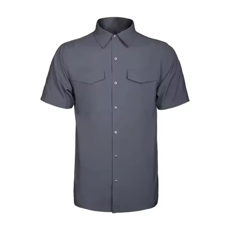 Custom-Short-Sleeve-Fused-Collar-Short-Sleeve-School-Uniform-Shirt
