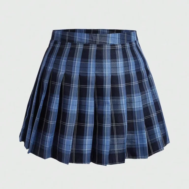 Custom-Size-Plaid-Skirts-School-Uniforms-for-Primary-School-Students-Factory-Supplied-Summer-Wear