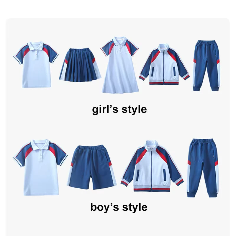 Custom-Sport-Uniform-for-School-Kids-Polo-Shirts-Pants-Sets-Boy-Girls-Primary-High-School-Tracksuit-Set
