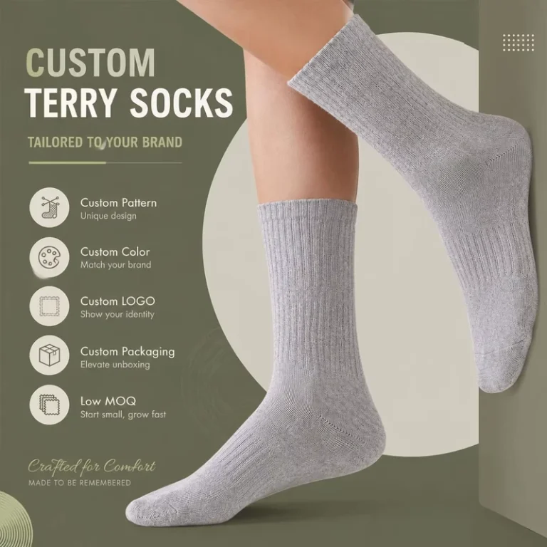 Custom-Terry-Crew-Socks-Casual-Everyday-School-Uniform-Socks-Custom-Logo-OEM-ODM-Manufacturer