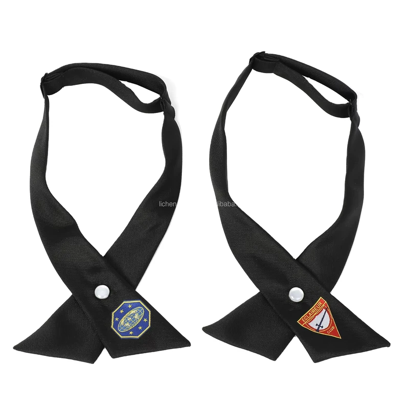 Custom-Tie-For-Men-Women-Adjustable-Criss-Cross-Bowtie-School-Tie-Uniform-Pre-Tied-Bows-For-Girls-Neck-Tie-Accessories