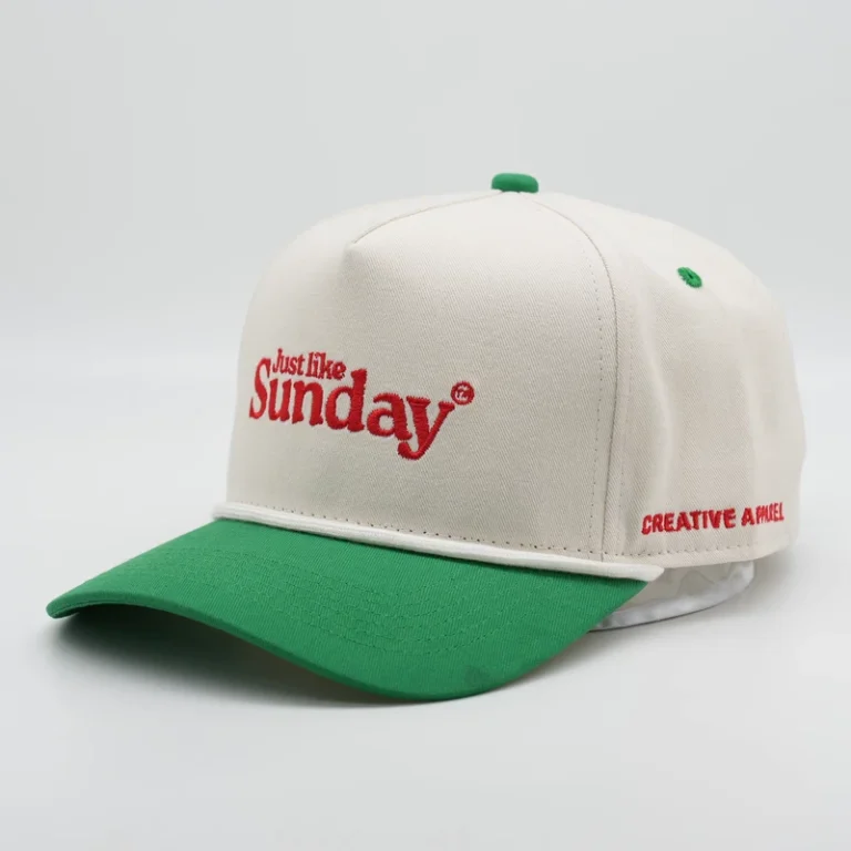 Custom-Two-Tone-Rope-Hats-5-Five-Panel-Curved-Brim-Bill-Mens-Men-A-Frame-High-Profile-Crown-Snapback-Snap-Back-Caps-Hats