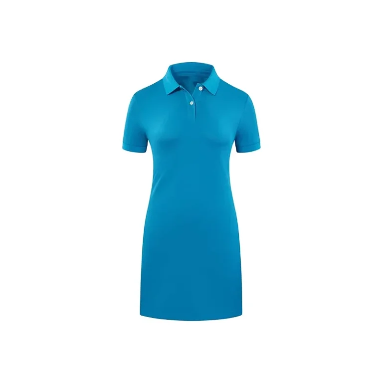 Custom-Uniform-Long-Dress-Women-Work-Polo-Shirt-Custom-Logo-Beauty-Salon-Spa-Hospital-Hotel-Office-Female-Staff-Wear